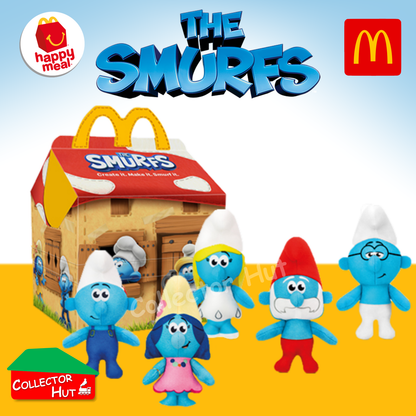 McDonald's Happy Meal Toys The Smurfs Plush Toys (2022)