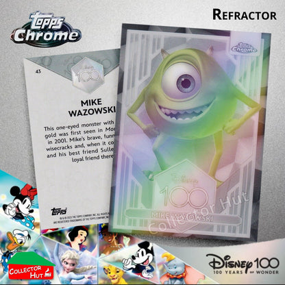 Disney 100 Topps Chrome 2023 REFRACTOR Cards 1-100 Pick Singles