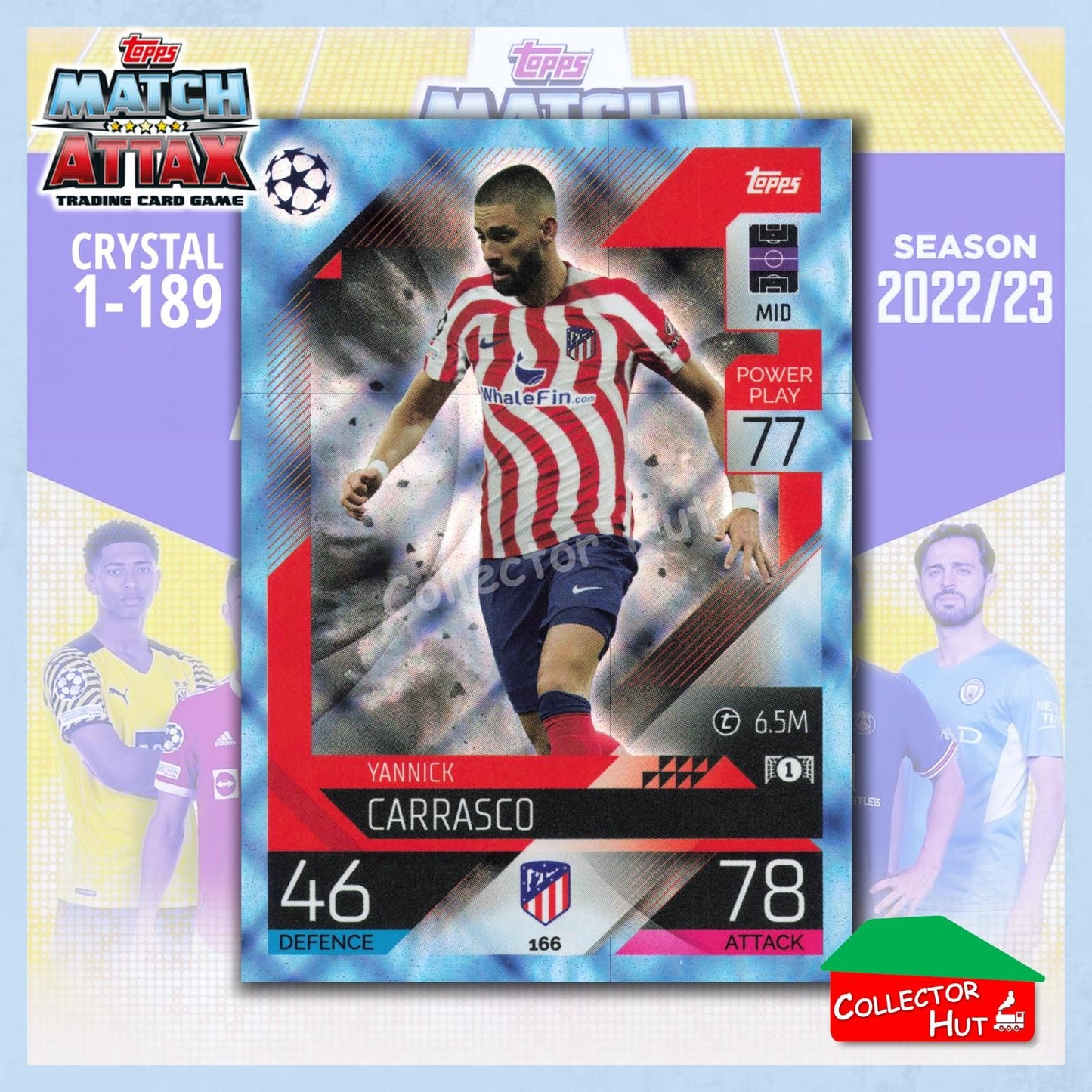 Topps Match Attax Europa Champions League 2022/23 Crystal Parallel Cards 1-189
