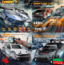 Drift RC Car 1:24 Scale High Speed Remote Control 4WD 2.4Ghz GIFT BOXED