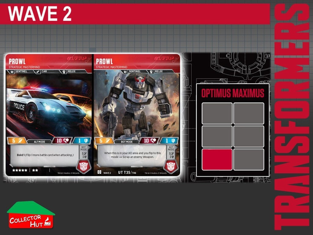 Transformers TCG CHARACTER Trading Cards All Waves