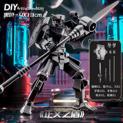 Shapeshift Robots Constructable Posable Action Figures for Art & Build Play
