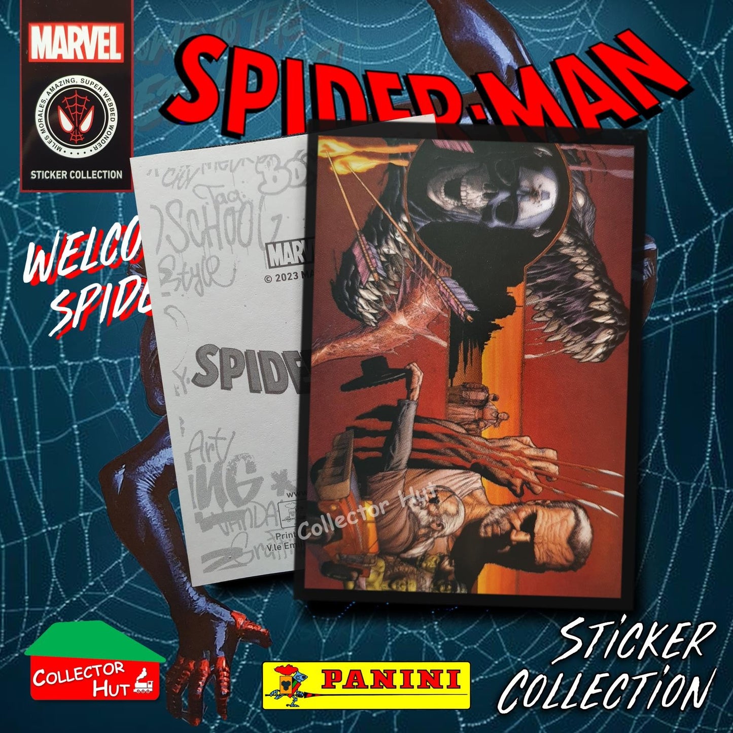 Panini Spider-Man Spider-Verse 2023 Collection Sticker Singles #1-163 & F1-30