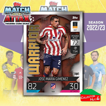Topps Match Attax Europa Champions League 2022/23 TCG Trading Cards Base 1-189