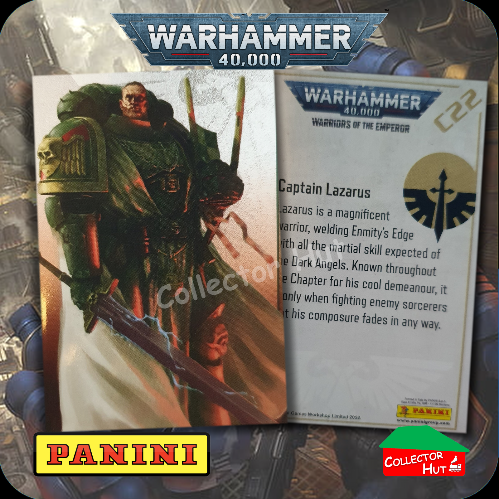 PANINI Warhammer 40,000 40k Warriors of the Emperor Trading Cards You Choose
