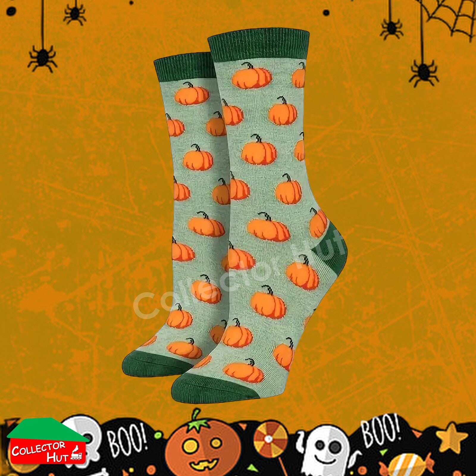Happy Crew Socks Novelty HALLOWEEN Cotton Blend Anti-Odor Unisex CUSTOM Gift Set