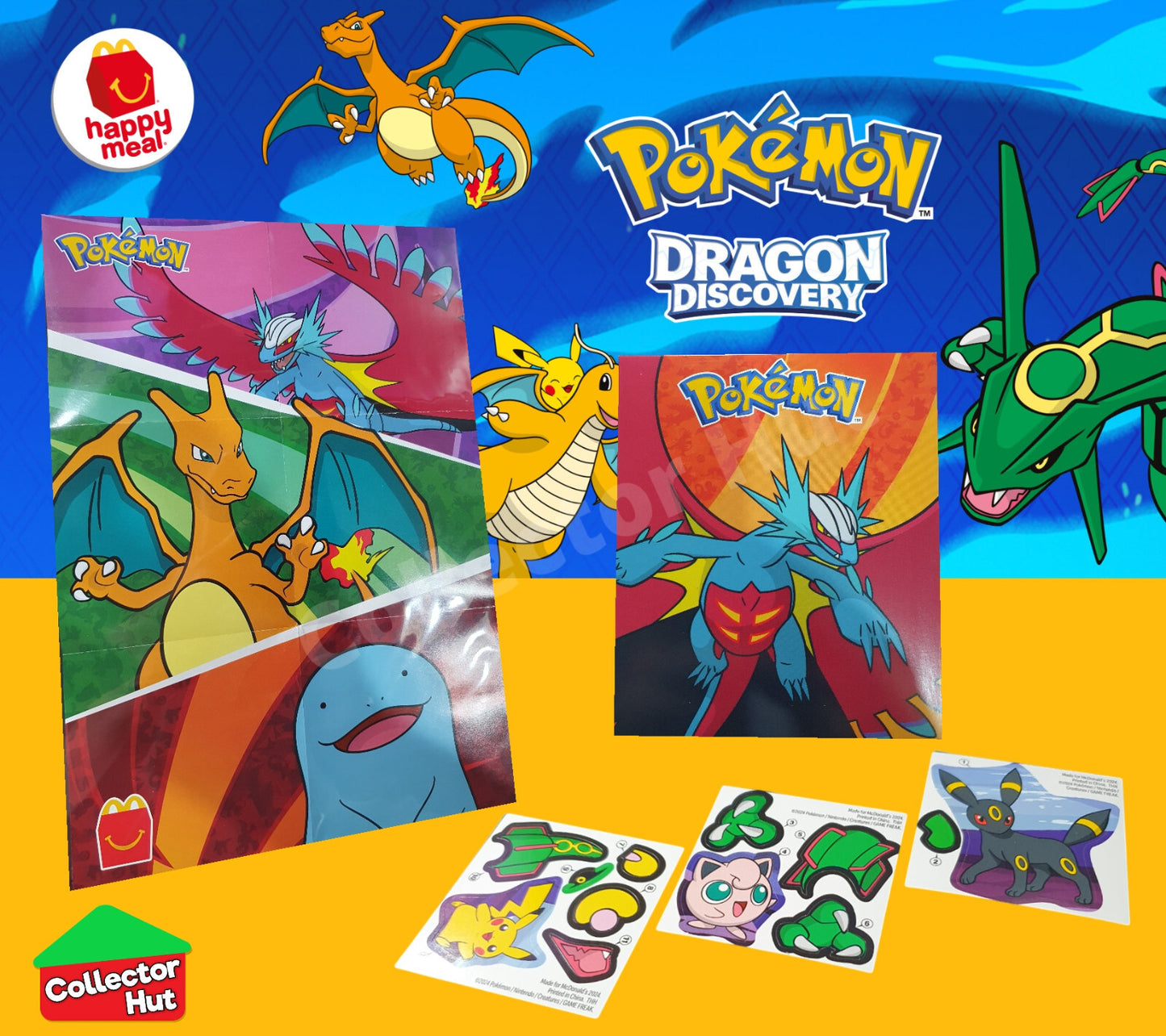 McDonalds Pokémon 2025 Dragon Discovery Card Collection Happy Meal