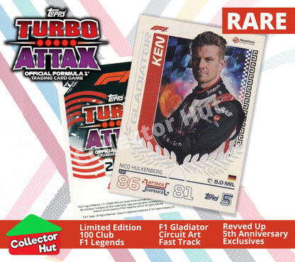 Topps Turbo Attax Formula 1 F1 2024 #313-344 RARE Limited Cards YOU CHOOSE