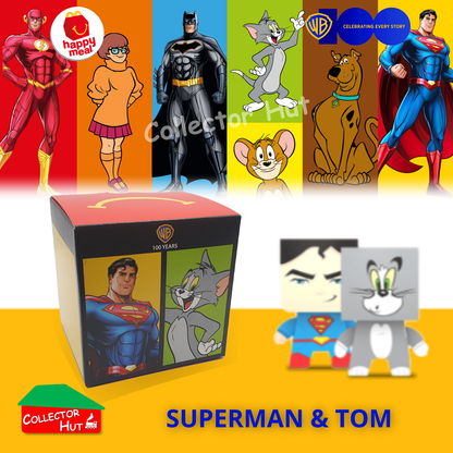 McDonald's Happy Meal WB Warner Brothers 100th Year Anniversary DC Tin Head Toys