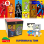 McDonald's Happy Meal WB Warner Brothers 100th Year Anniversary DC Tin Head Toys