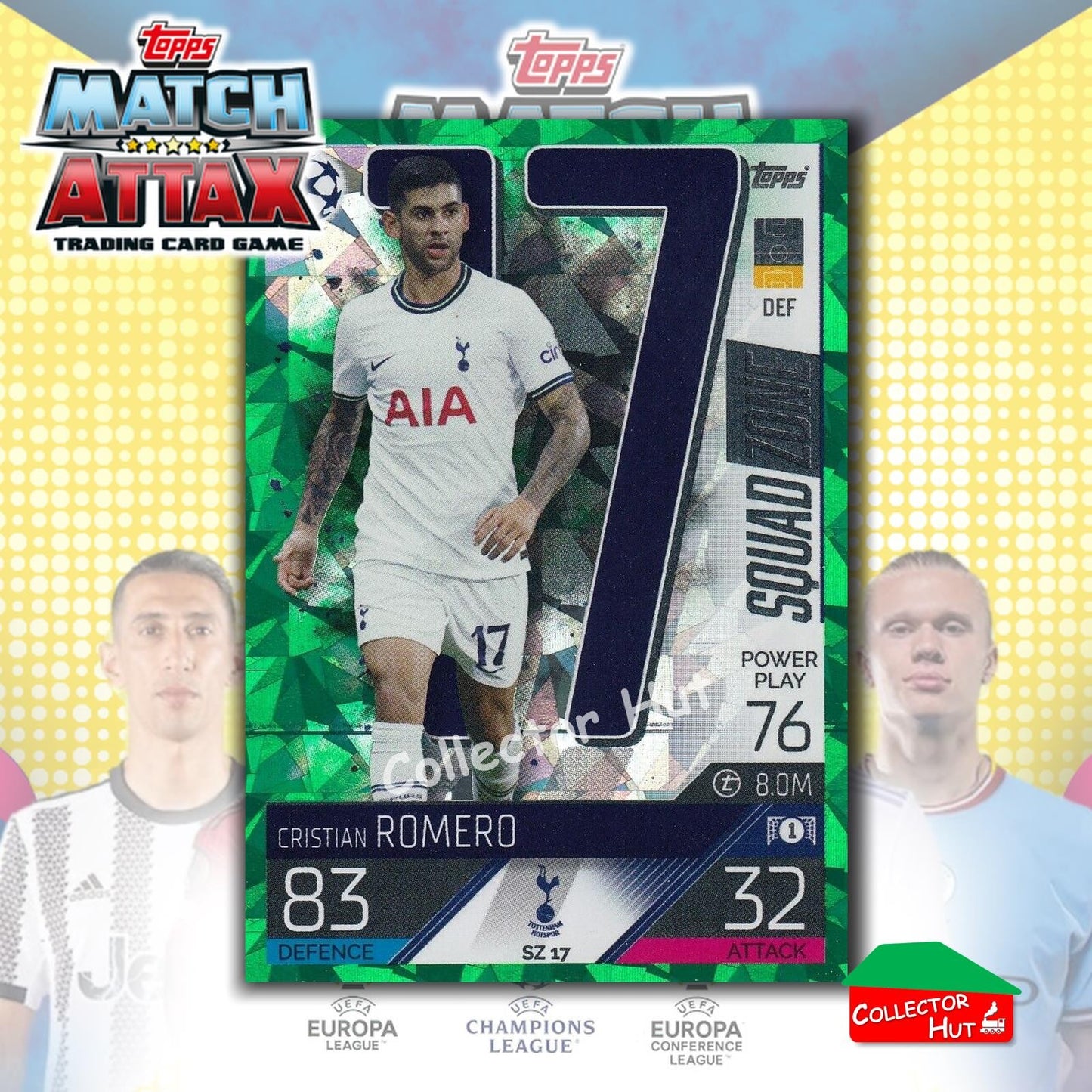 Topps Match Attax Extra 2022/23 Parallel CRYSTAL & EMERALD Cards YOU CHOOSE