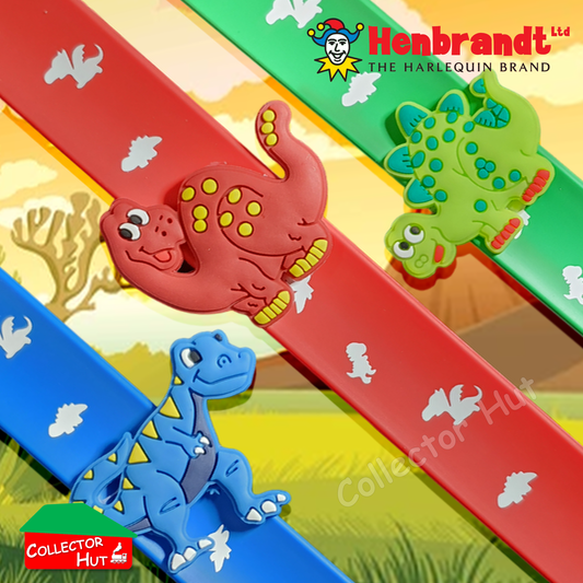 Snapband Snap On Wrist Bracelets Dinosaurs Children's Toy for Party Bags