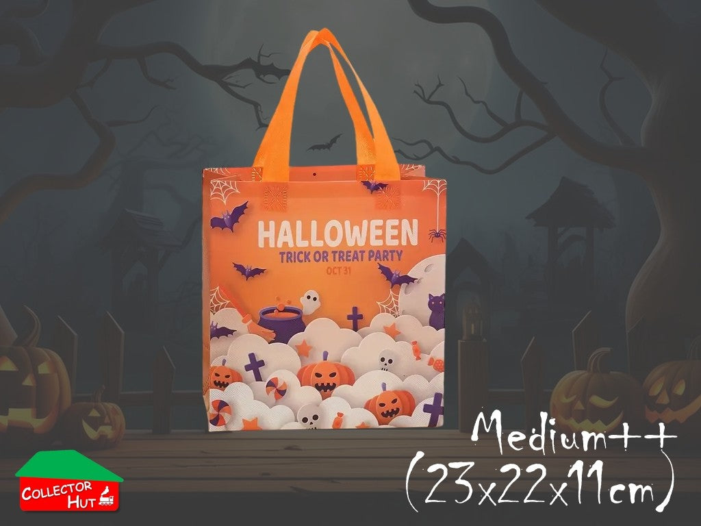 Halloween Novelty Tote Bags Trick or Treat Fabric Choose a Pattern