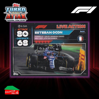 Topps Turbo Attax Formula 1 F1 2022 #136-279 Base Cards YOU CHOOSE