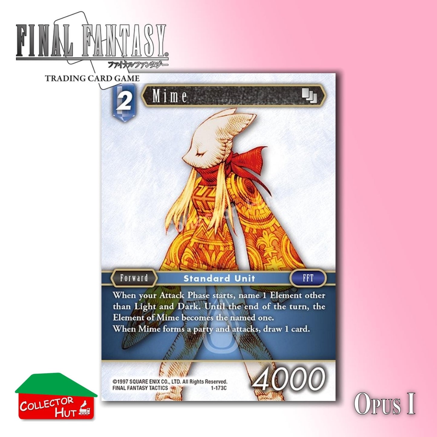Final Fantasy Trading Card Game OPUS I Singles You Choose