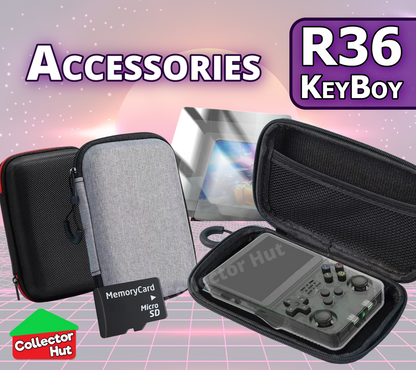 R36S R36H KeyBoy Accessories Carry Case Screen Protector SD Card Storage Upgrade