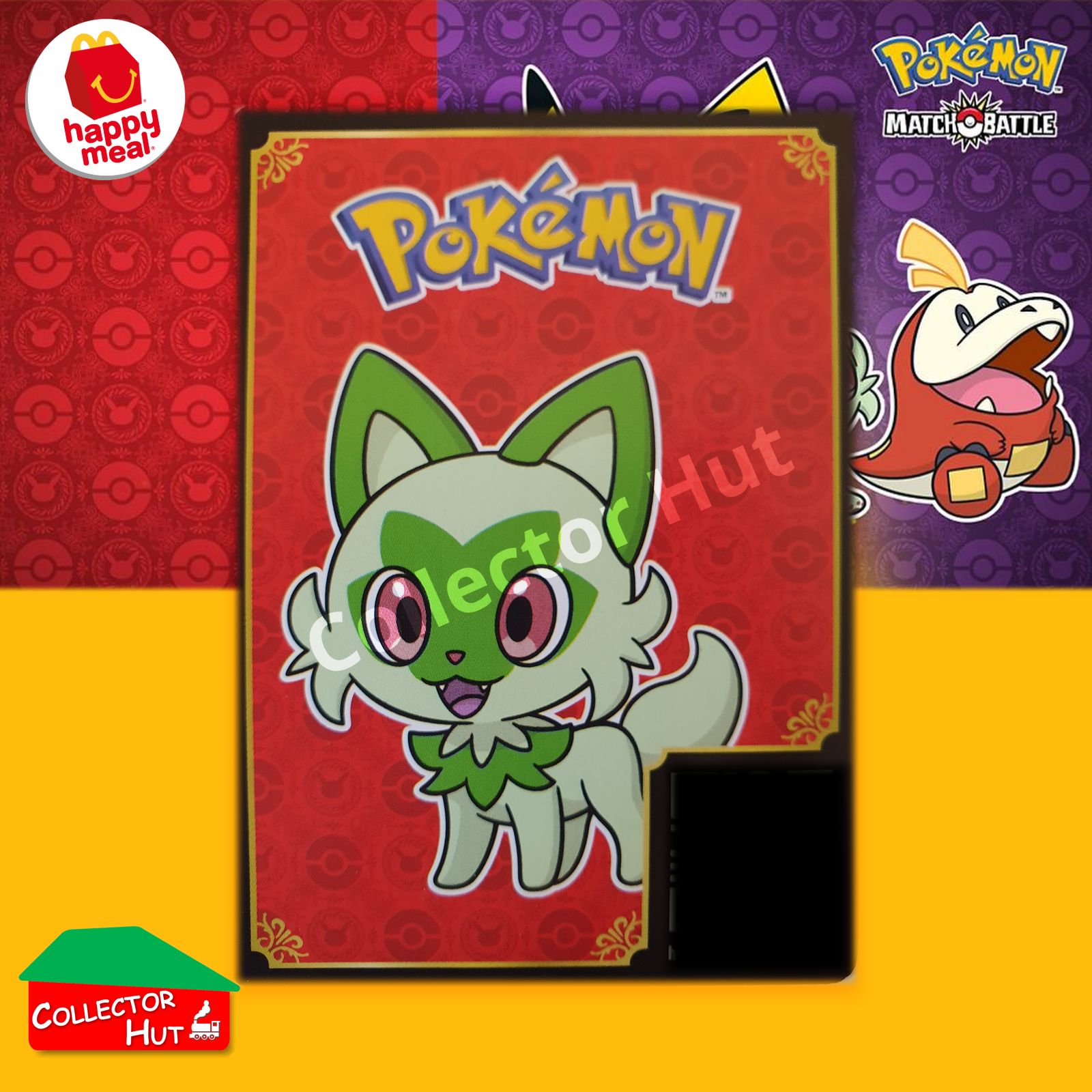 McDonald's Happy Meal 2023 Pokémon Match Battle SINGLE Trading Cards You Choose