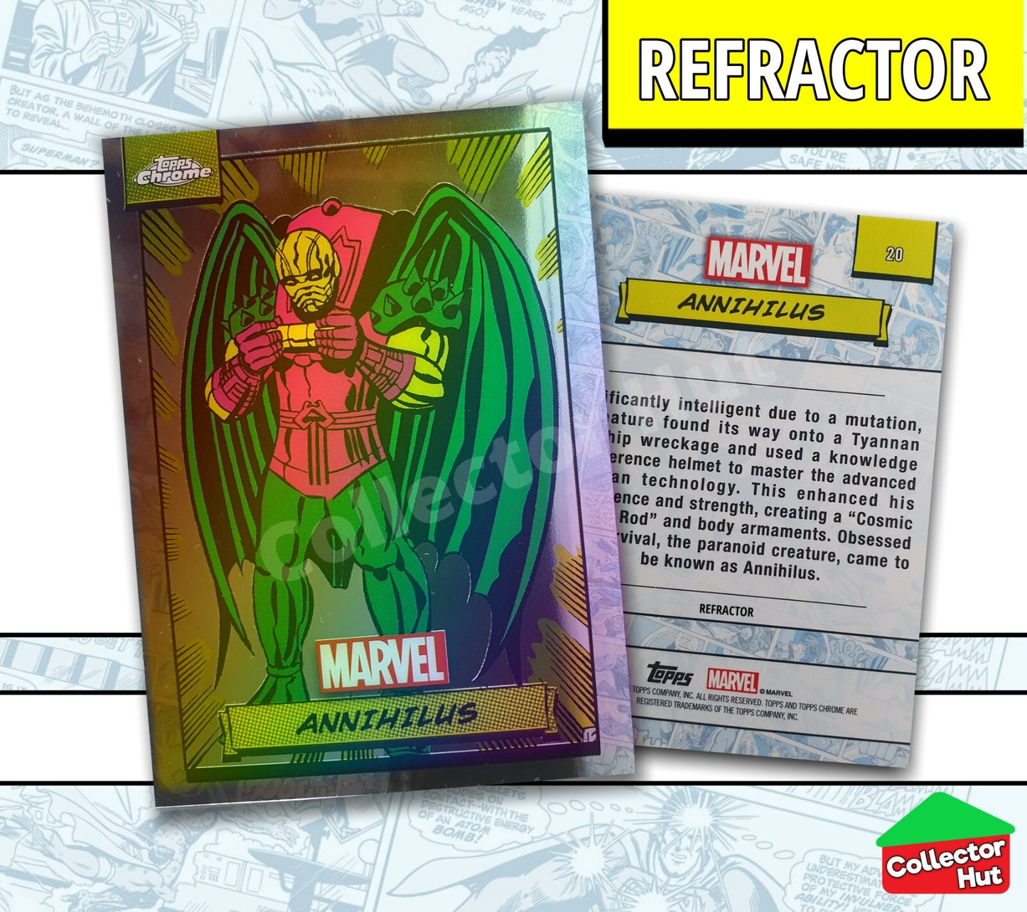 Marvel Topps Chrome 2024 REFRACTOR Card Collection YOU CHOOSE