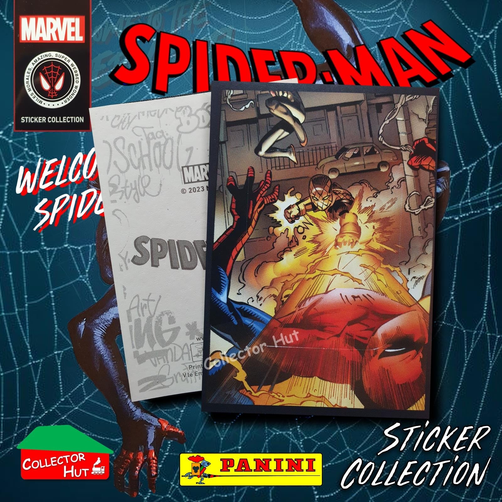 Panini Spider-Man Spider-Verse 2023 Collection Sticker Singles #1-163 & F1-30