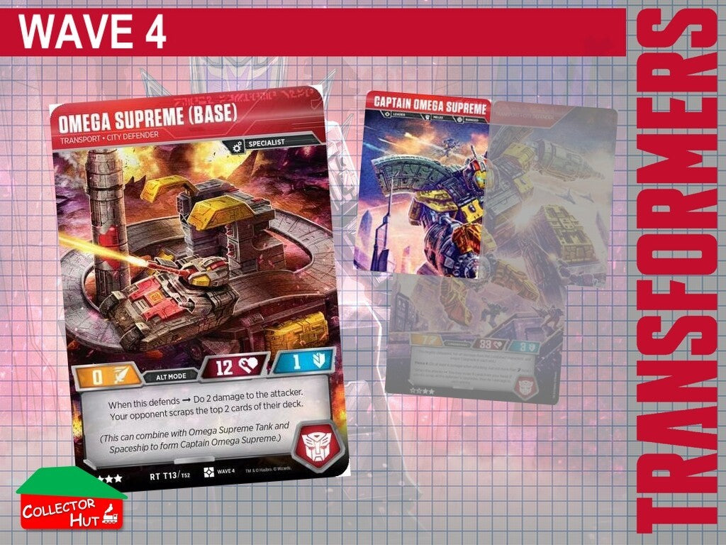 Transformers TCG CHARACTER Trading Cards All Waves