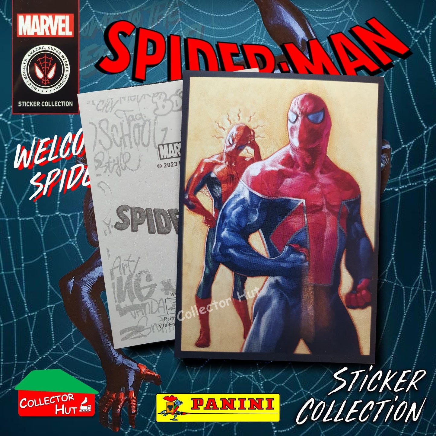Panini Spider-Man Spider-Verse 2023 Collection Sticker Singles #1-163 & F1-30