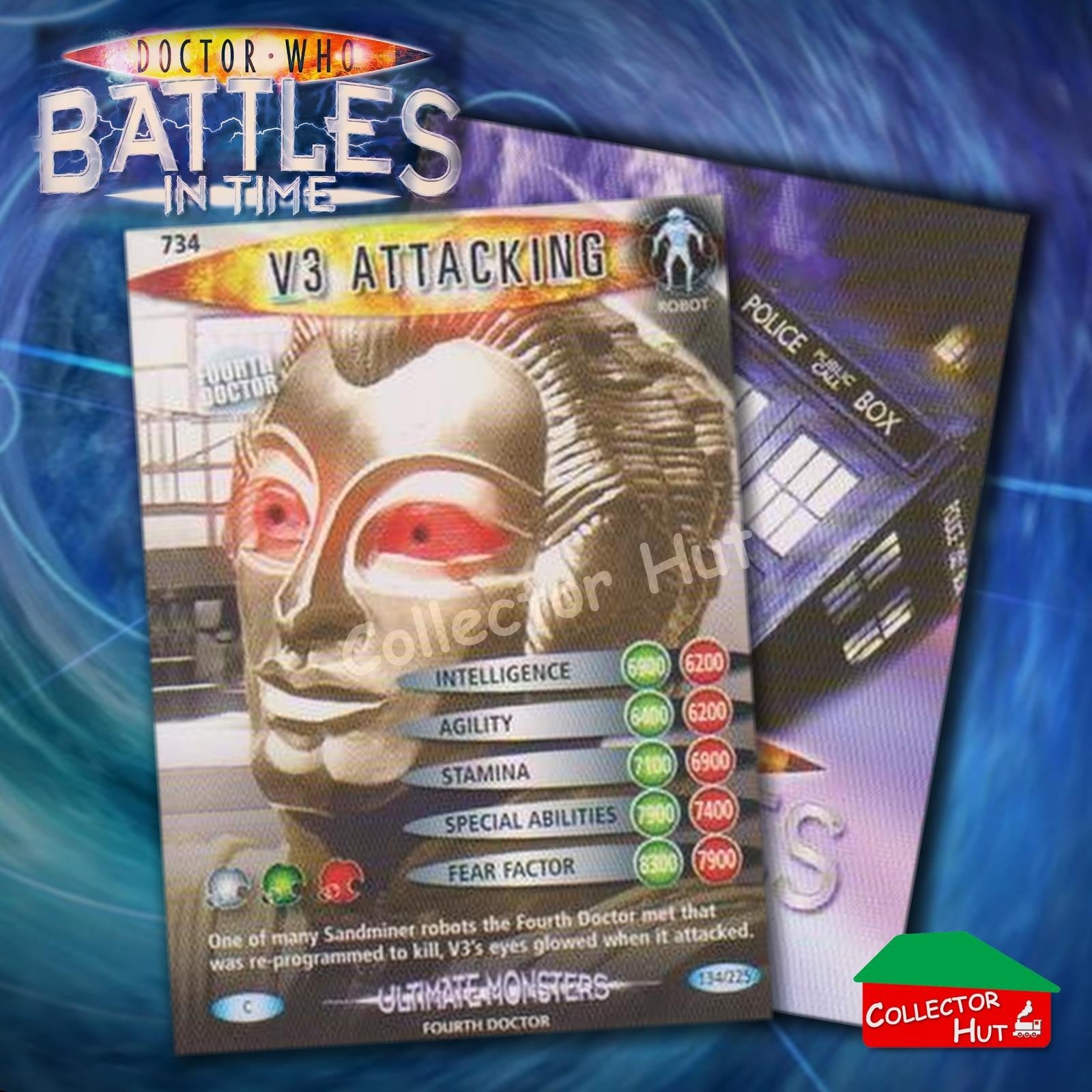 DOCTOR WHO Battles in Time #601-825 ULTIMATE MONSTERS RARE & COMMON Cards