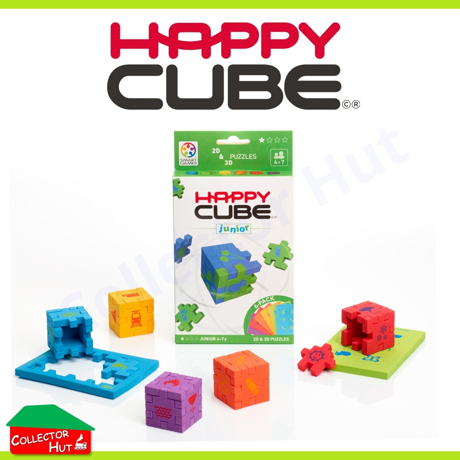 Happy Cube Puzzle Games Junior Expert Pro 6 Pack
