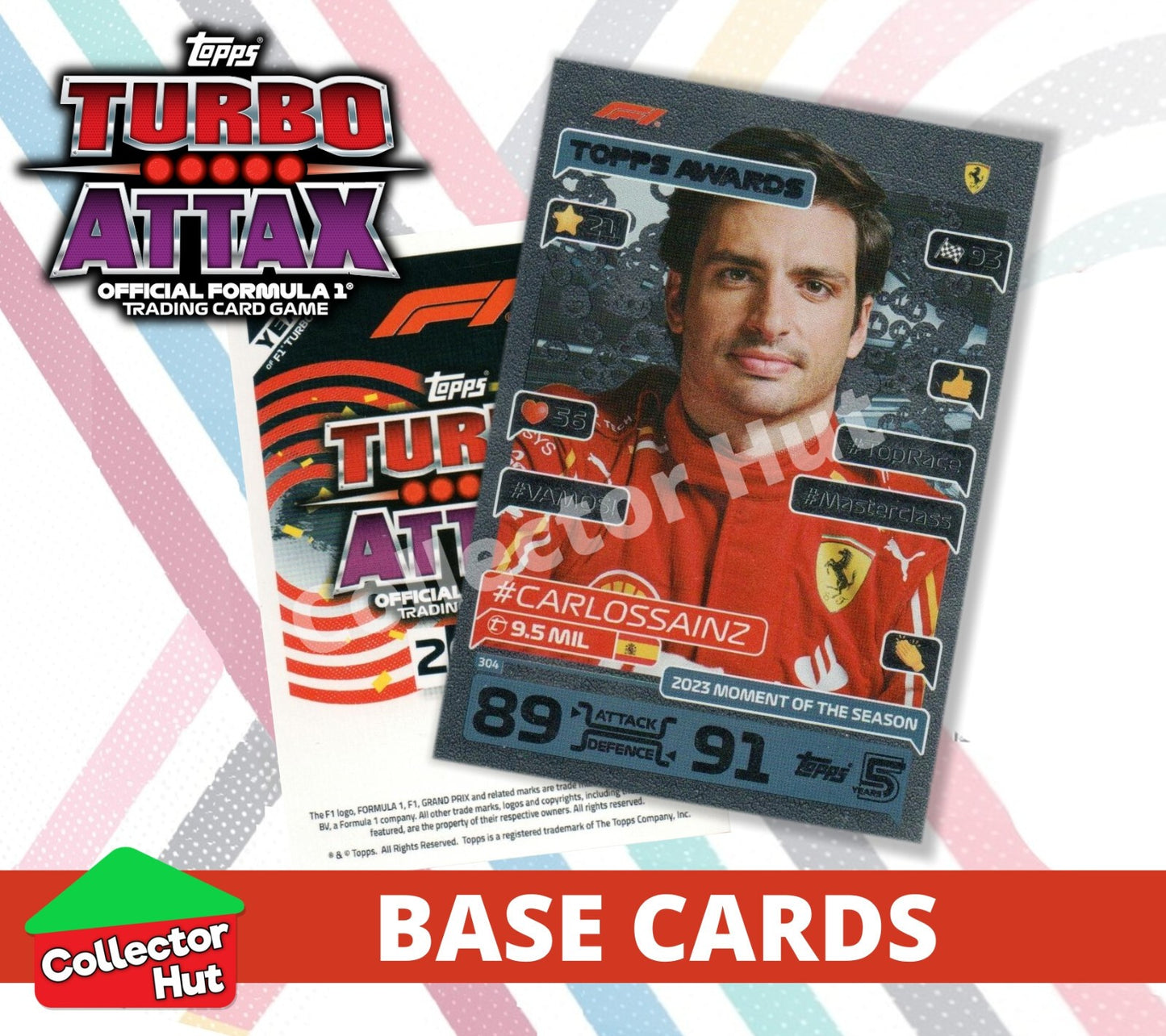 Topps Turbo Attax Formula 1 F1 2024 #167-312 Base Cards YOU CHOOSE