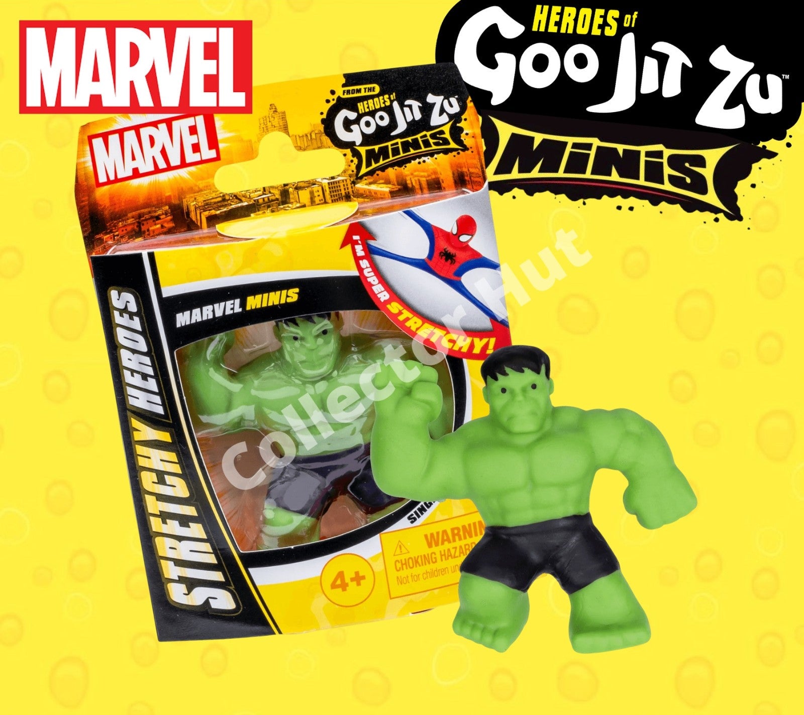 Heroes of Goo Jit Zu Minis Marvel Stretchy Sensory Toys to Collect!
