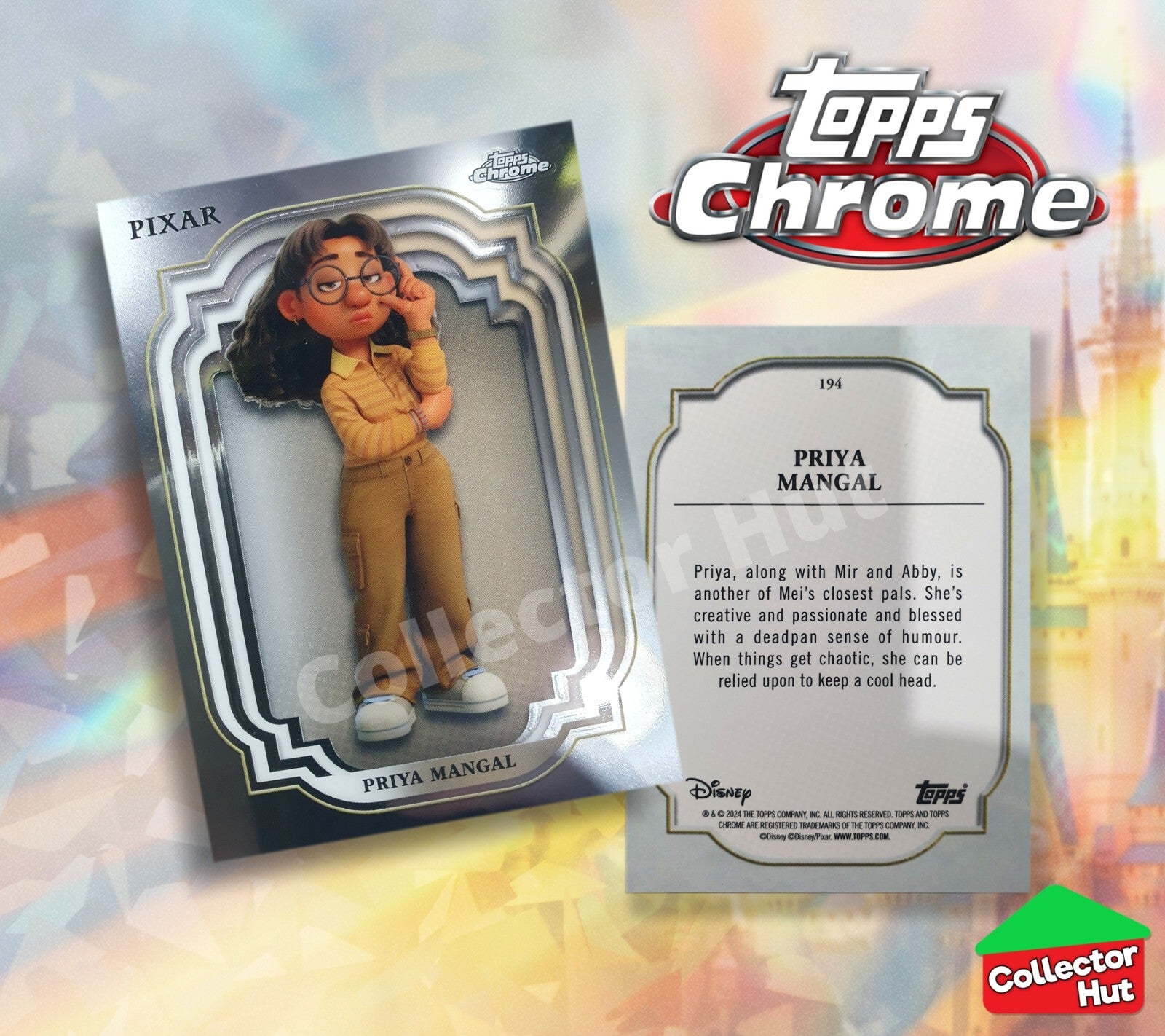 Disney Topps Chrome 2024 Base Cards 1-200 Pick Singles to Complete Your Set