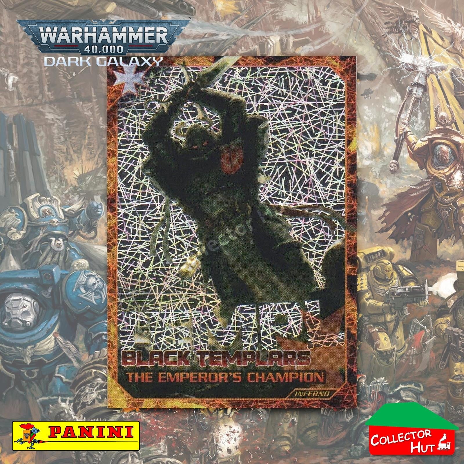 PANINI Warhammer 40,000 Dark Galaxy Webway Inferno Adamantium Limited FOIL Cards