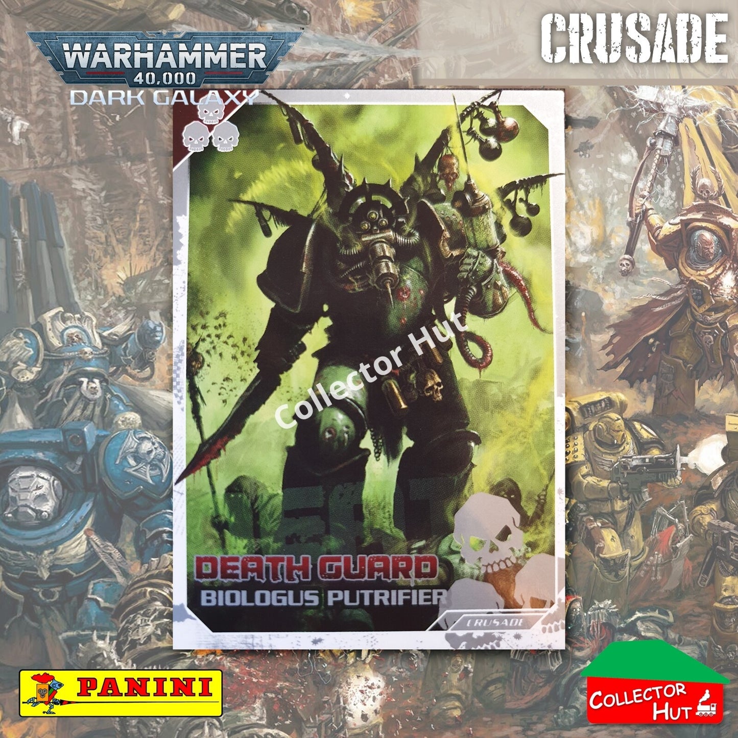 PANINI Warhammer 40,000 Dark Galaxy Parallel Trading Card Crusade Vanguard Purge