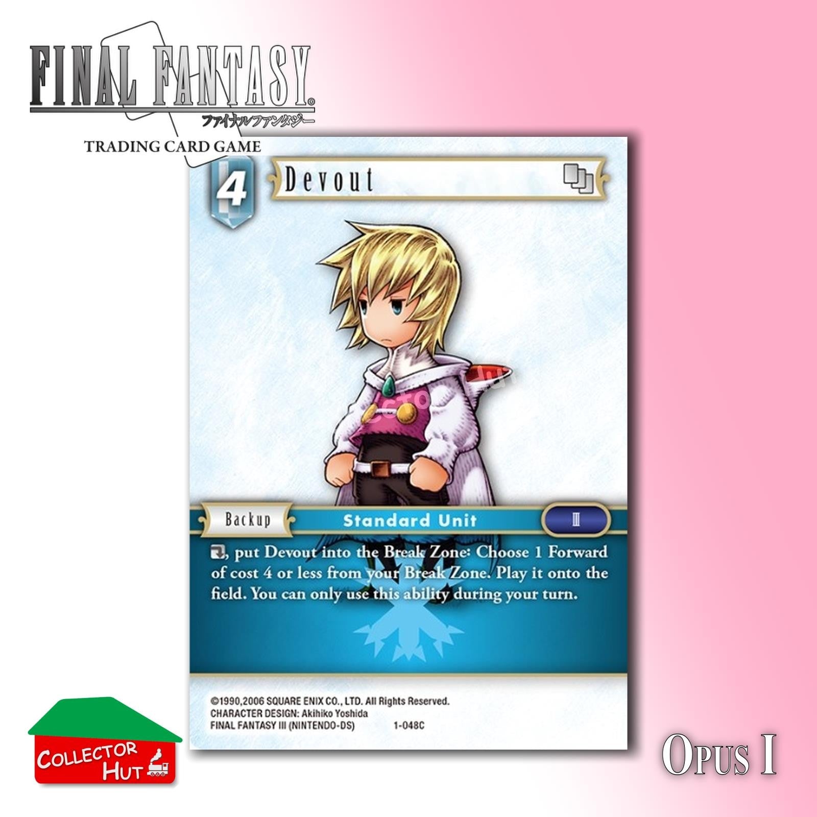 Final Fantasy Trading Card Game OPUS I Singles You Choose