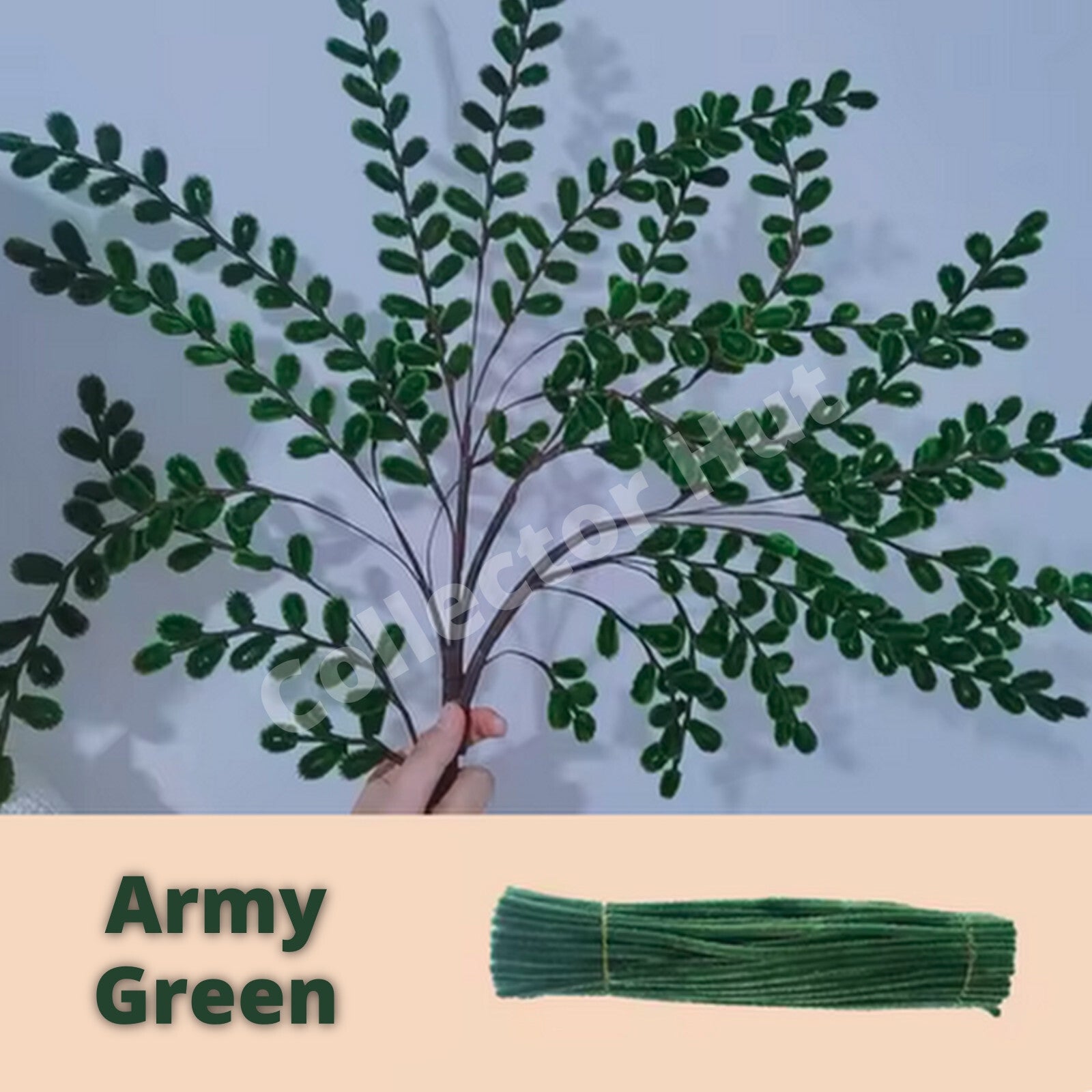 Chenille Craft Stems Pipe Cleaners 20pcs 30cm x 6mm Long Flexible Craft Supplies