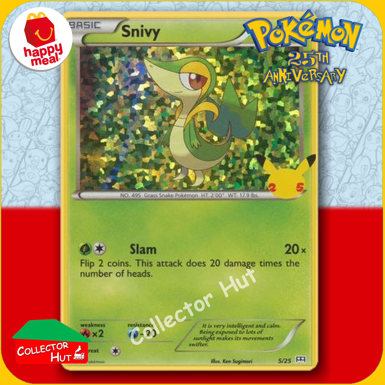 McDonald's Happy Meal 2021 Pokémon 25th Anniversary Trading Cards You Choose