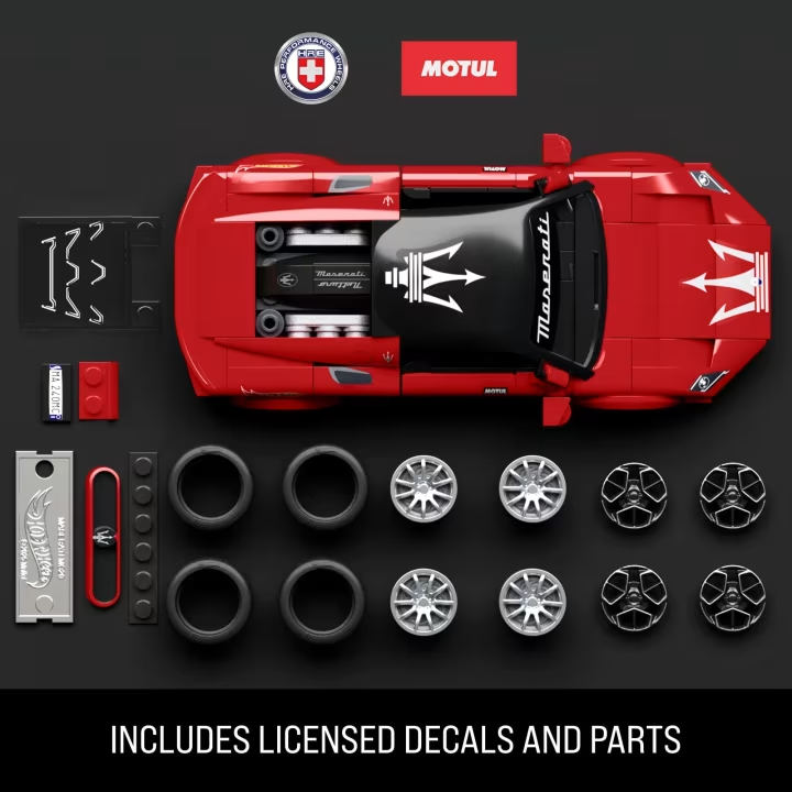 Mattel Brick Shop Hot Wheels SPEED Maserati MC20 1:32 Model Kit