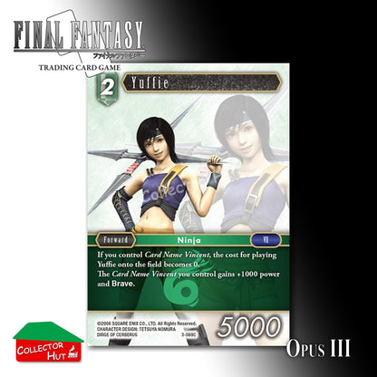 Final Fantasy Trading Card Game OPUS III 3 FOIL CARDS You Choose