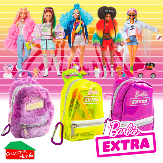 Barbie Extra Stationery Backpack Surprise 3 Colours to Choose From