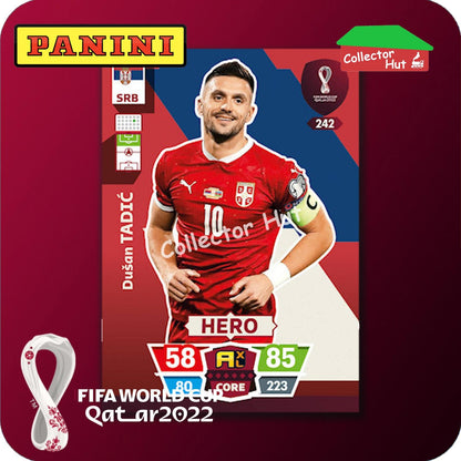 Panini Adrenalyn XL Qatar World Cup 2022 Trading Cards BASE SET #145-288