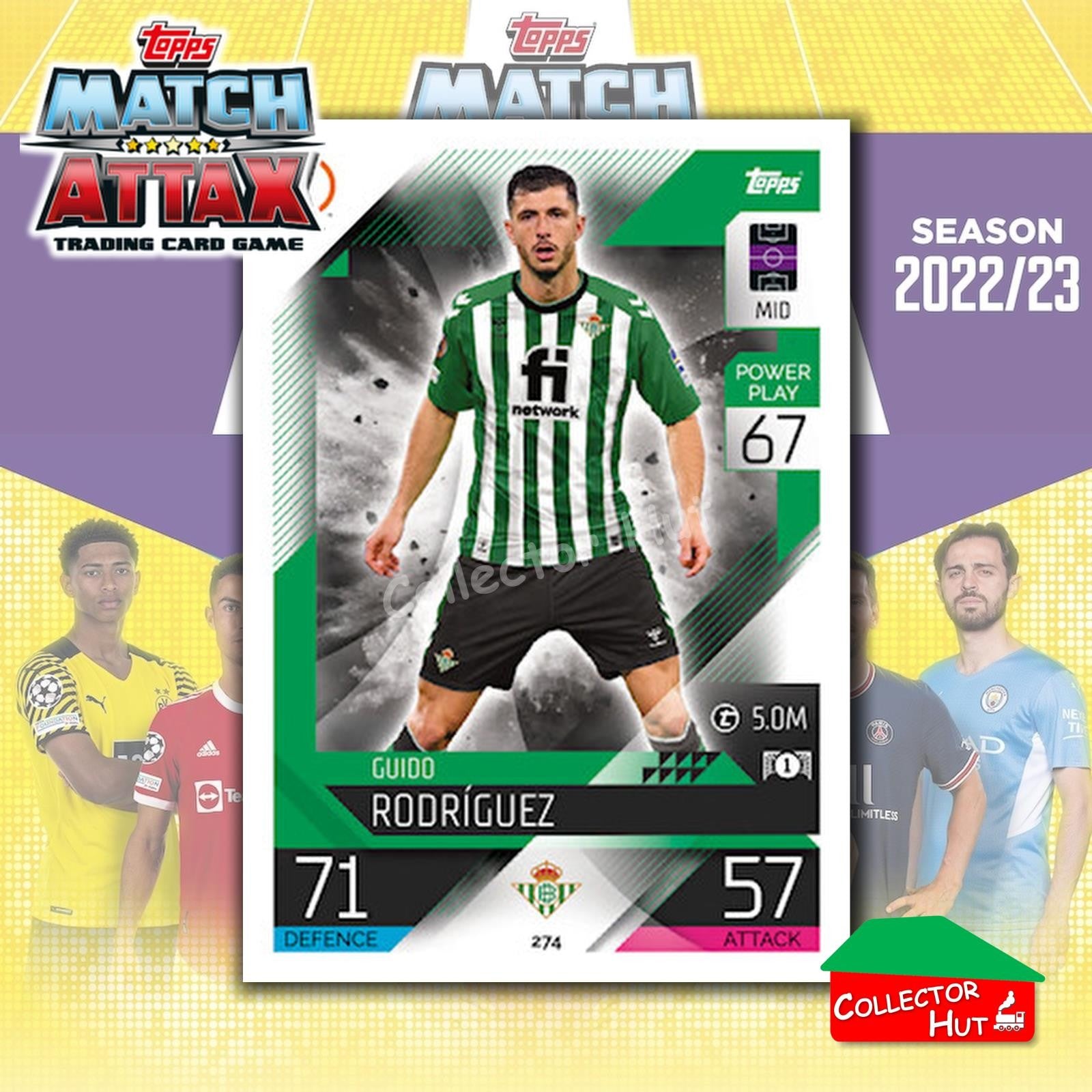 Topps Match Attax Europa Champions League 2022/23 TCG Trading Cards Base 190-387