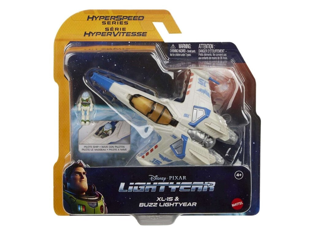 Disney Lightyear Mattel Hyperspeed Series Model Spaceships Action Figures