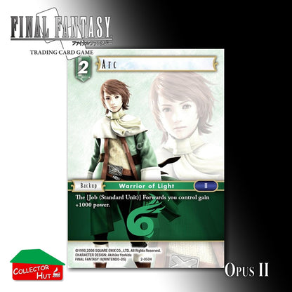 Final Fantasy Trading Card Game OPUS II 2 Singles You Choose