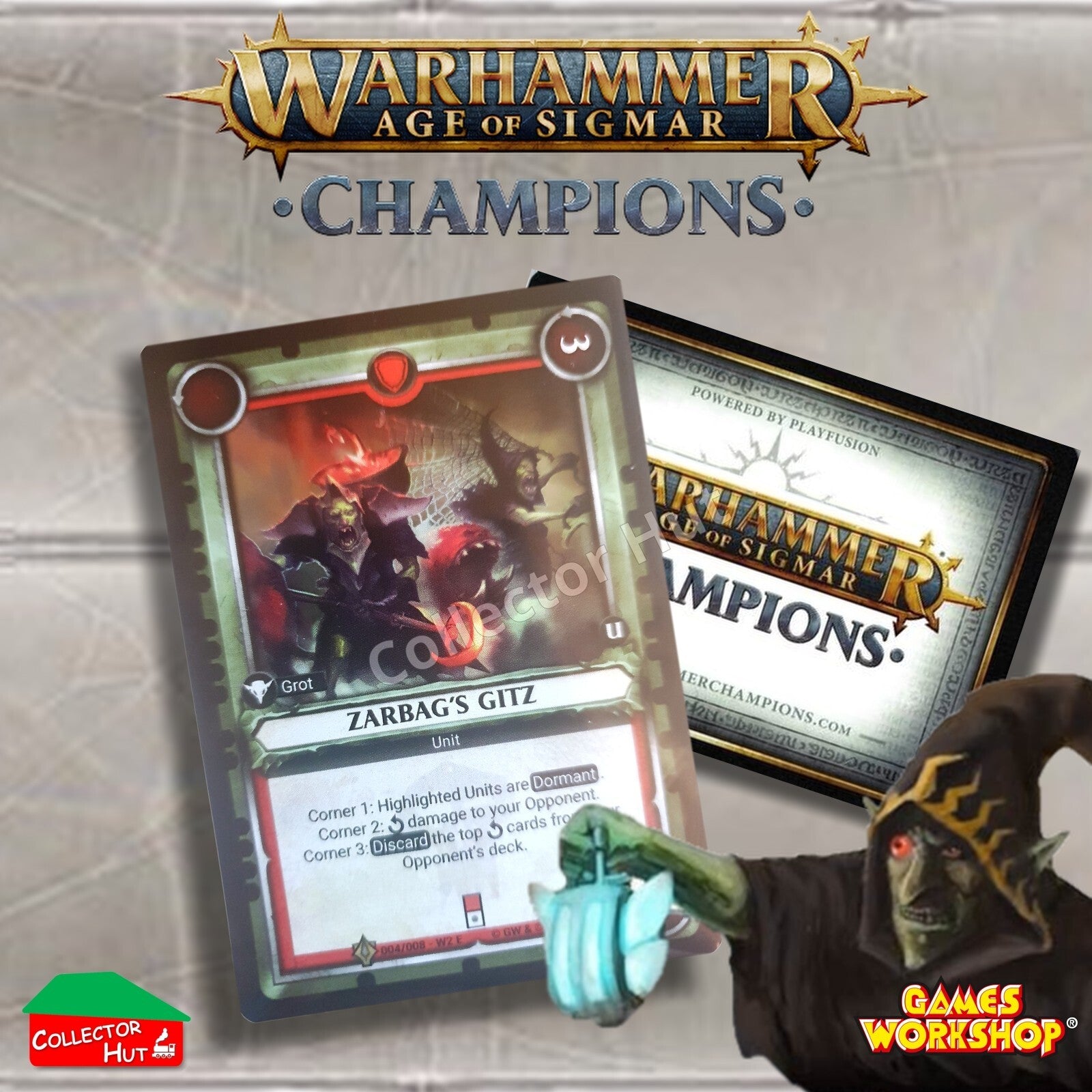 Warhammer Age of Sigmar: Champions EXCLUSIVE Trading Cards COMPLETE 12 Card Set