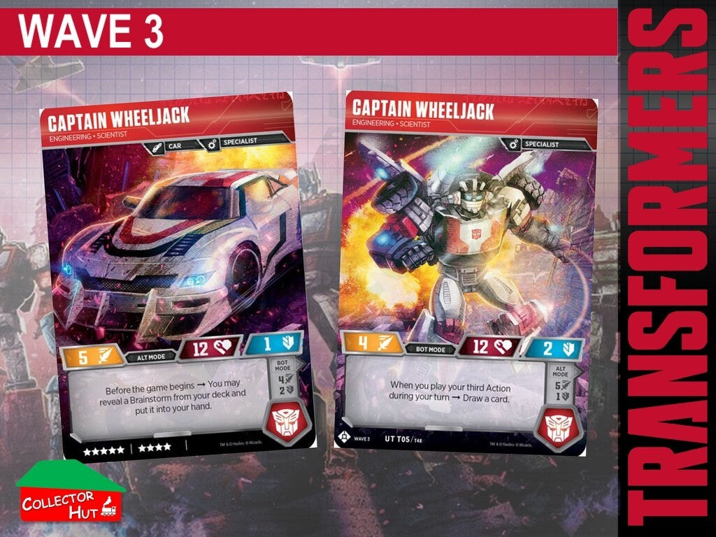 Transformers TCG CHARACTER Trading Cards All Waves
