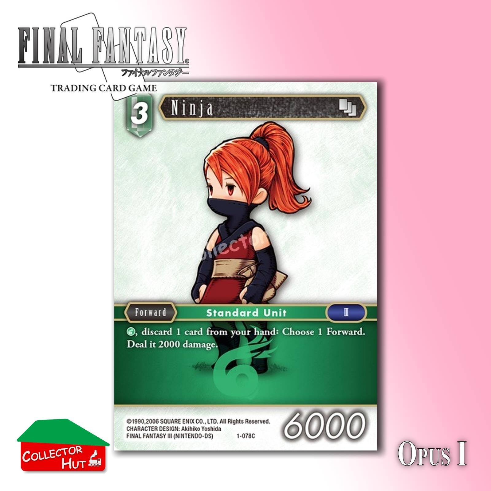 Final Fantasy Trading Card Game OPUS I Singles You Choose