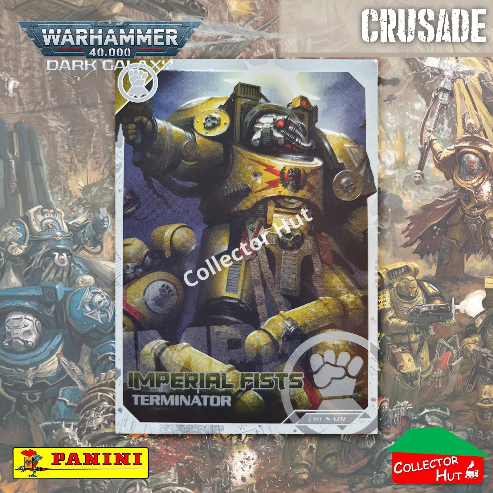PANINI Warhammer 40,000 Dark Galaxy Parallel Trading Card Crusade Vanguard Purge