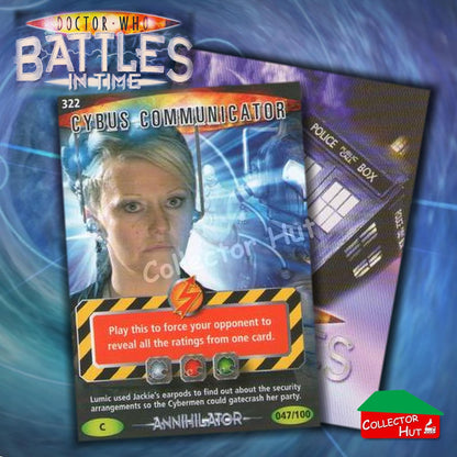 DOCTOR WHO Battles in Time #276-375 ANNIHILATOR RARE & COMMON Cards YOU CHOOSE