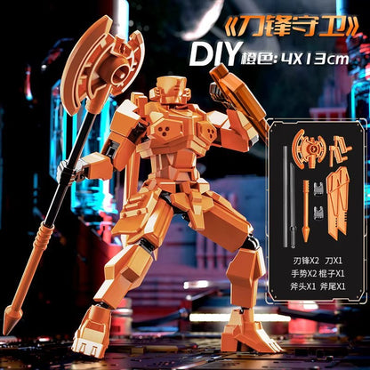 Shapeshift Robots Constructable Posable Action Figures for Art & Build Play