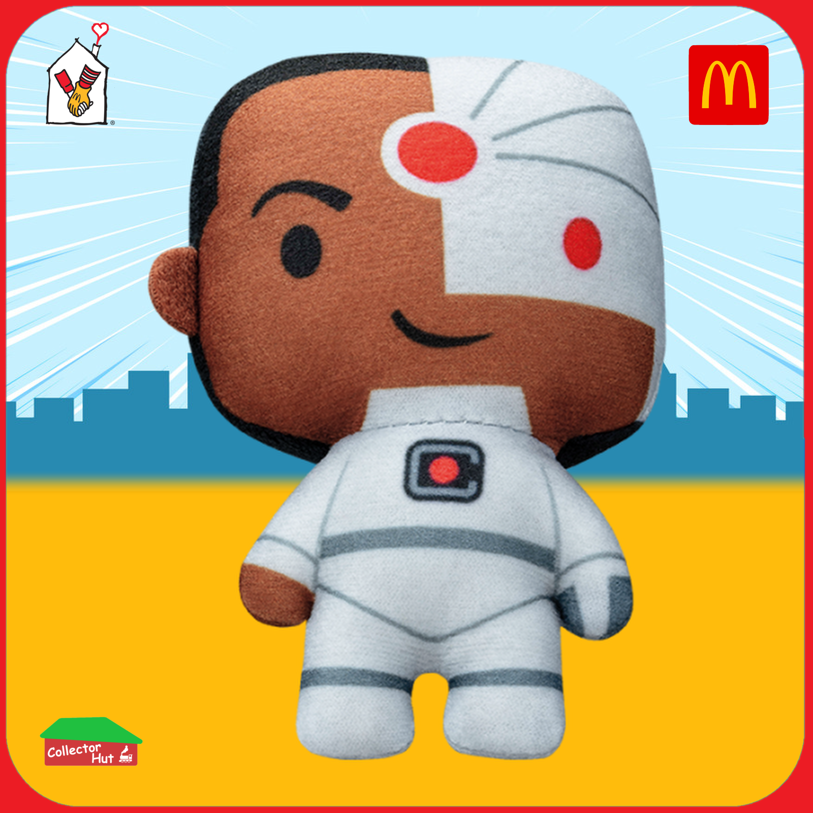 McDonald's Happy Meal DC Super Heroes, Super-Villains, Super Pets Plush Toys