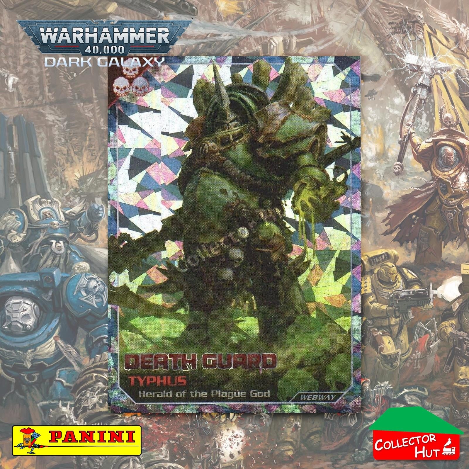 PANINI Warhammer 40,000 Dark Galaxy Webway Inferno Adamantium Limited FOIL Cards